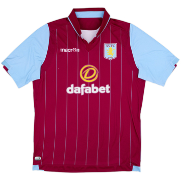 2014-15 Aston Villa Home Shirt - 5/10 - (XL)