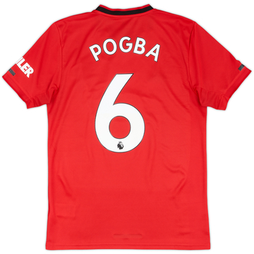 2019-20 Manchester United Home Shirt Pogba #6 - 9/10 - (S)