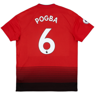 2018-19 Manchester United Home Shirt Pogba #6 - 8/10 - (L)