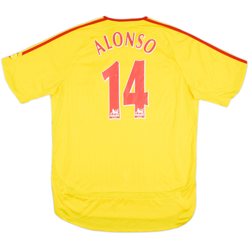 2006-07 Liverpool Away Shirt Alonso #14 - 7/10 - (L)