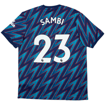 2021-22 Arsenal Third Shirt Sambi #23 - 8/10 - (M)
