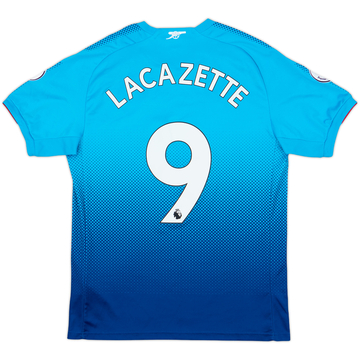 2017-18 Arsenal Away Shirt Lacazette #9 - 9/10 - (M)