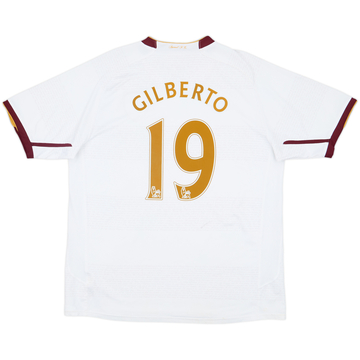 2007-08 Arsenal Away Shirt Gilberto #19 - 6/10 - (XXL)