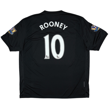 2009-10 Manchester United Away Shirt Rooney #10 - 10/10 - (XXL)