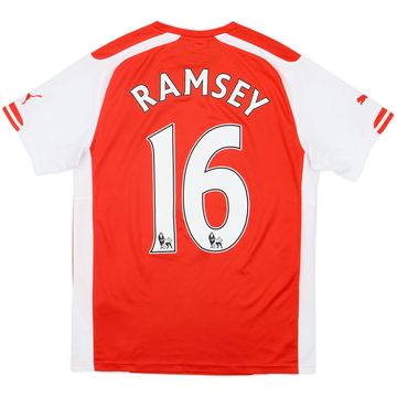 2014-15 Arsenal Home Shirt Ramsey #16 - 7/10 - (S)