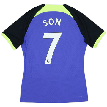 2022-23 Tottenham Authentic Away Shirt Son #7 - 9/10 - (M)