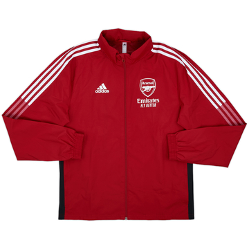 2021-22 Arsenal adidas Hooded Rain Jacket - 10/10 - (S)