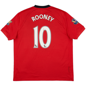 2009-10 Manchester United Home Shirt Rooney #10 - 5/10 - (XL)