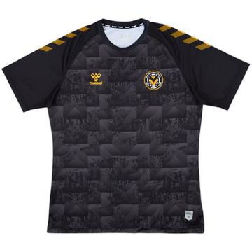 2020-21 Newport County Hummel Training Shirt - 9/10 - (L)