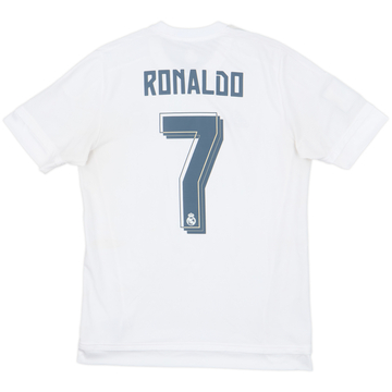 2015-16 Real Madrid Home Shirt Ronaldo #7 - 5/10 - (M)
