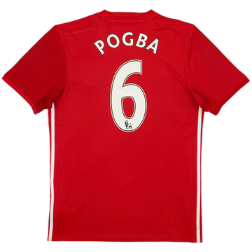 2016-17 Manchester United Home Shirt Pogba #6 - 7/10 - (M)