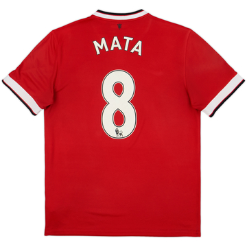 2014-15 Manchester United Home Shirt Mata #8 - 5/10 - (M)