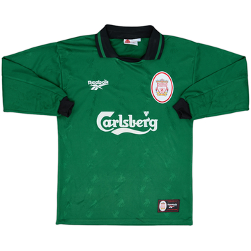 1996-97 Liverpool GK Shirt - 8/10 - (S)