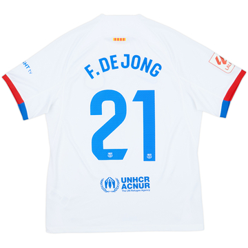 2023-24 Barcelona Away Shirt F. De Jong #21 - 8/10 - (L)