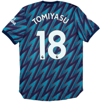 2021-22 Arsenal Authentic Third Shirt Tomiyasu #18 - 9/10 - (M)