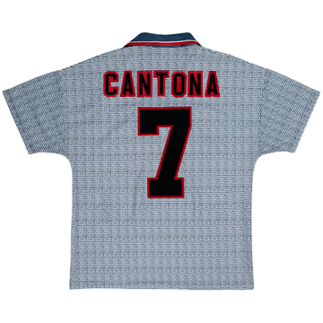 1995-96 Manchester United Away Shirt Cantona #7 - 8/10 - (M)