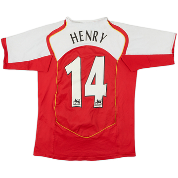 2004-05 Arsenal Home Shirt Henry #14 - 5/10 - (L.Boys)