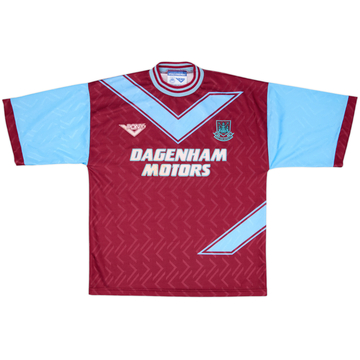 1993-95 West Ham Home Shirt - 8/10 - (L)
