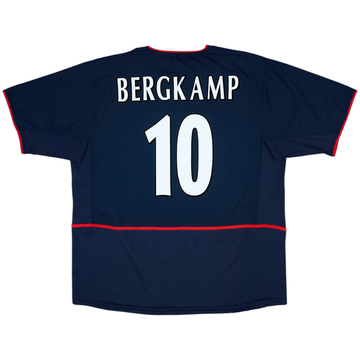 2002-04 Arsenal Away Shirt Bergkamp #10 - 9/10 - (XXL)