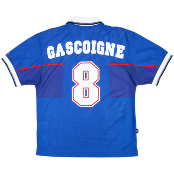 1997-99 Rangers Home Shirt Gascoigne #8 - 9/10 - (M)