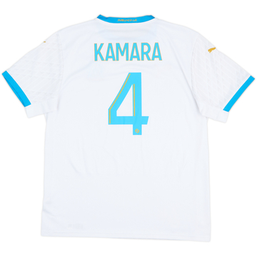 2020-21 Olympique Marseille Home Shirt Kamara #4 - 8/10 - (L)