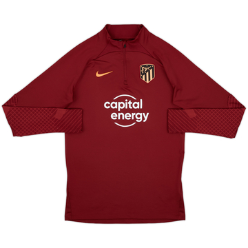 2022-23 Atletico Madrid Nike 1/4 Zip Drill Top - 9/10 - (S)