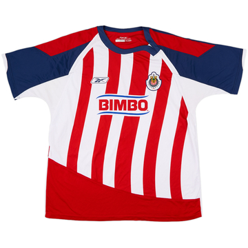 2007-08 Chivas Guadalajara Home Shirt - 9/10 - (XL)