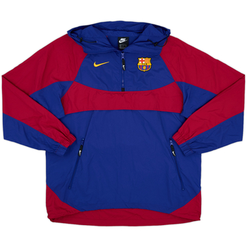 2020-21 Barcelona Nike 1/4 Zip Rain Jacket - 8/10 - (S)