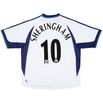 2001-02 Tottenham Home Shirt Sheringham #10 - 8/10 - (XL)