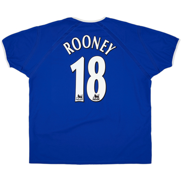2003-04 Everton Home Shirt Rooney #18 - 10/10 - (XXL)