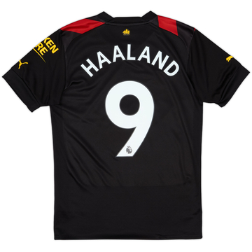 2022-23 Manchester City Away Shirt Haaland #9 - 10/10 - (S)