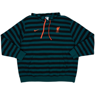 2021-22 Liverpool Nike Hooded Sweat Top - 8/10 - (XXL)