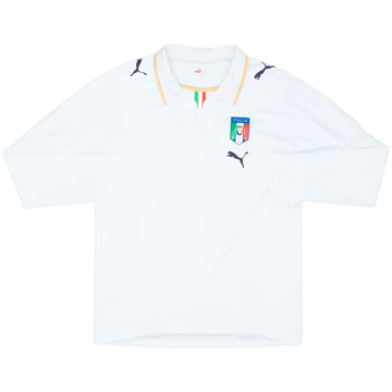 2007-08 Italy Player Issue Away L/S Shirt - 10/10 - (XL)