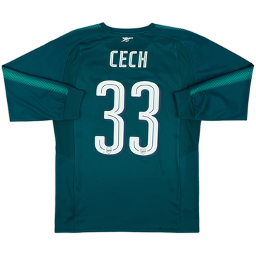 2017-18 Arsenal GK Shirt Cech #33 - 10/10 - (L)