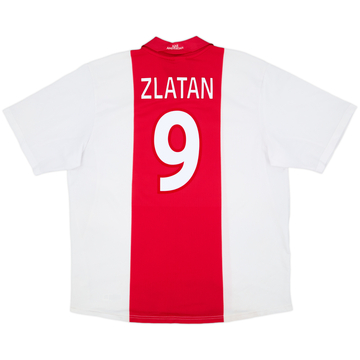 2001-02 Ajax Home Shirt Zlatan #9 - 8/10 - (XXL)