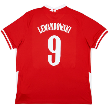 2020-21 Poland Away Shirt Lewandowski #9 - 8/10 - (XXL)