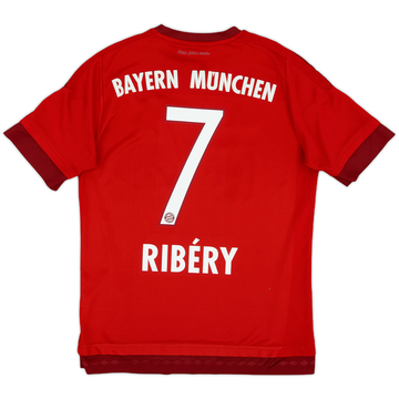 2015-16 Bayern Munich Home Shirt Ribery #7 - 8/10 - (XL.Boys)