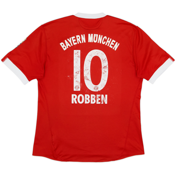 2009-10 Bayern Munich Home Shirt Robben #10 - 4/10 - (XL)