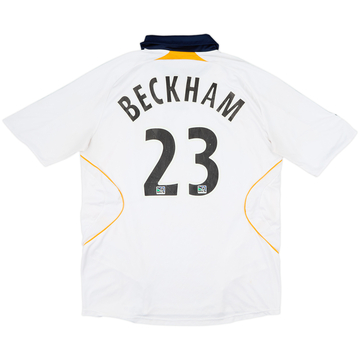 2007-08 LA Galaxy Home Shirt Beckham #23 - 5/10 - (L)