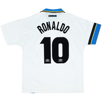 1997-98 Inter Milan Away Shirt Ronaldo #10 - 7/10 - (L)
