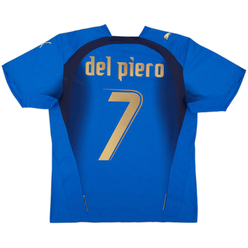 2006 Italy Home Shirt Del Piero #7 - 5/10 - (M)