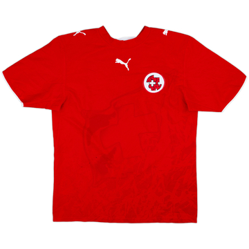 2006-08 Switzerland Signed Home Shirt - 6/10 - (M)