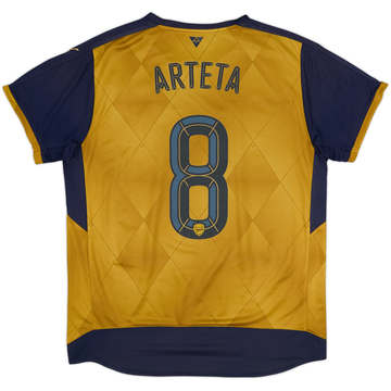 2015-16 Arsenal Away Shirt Arteta #8 - 7/10 - (L)