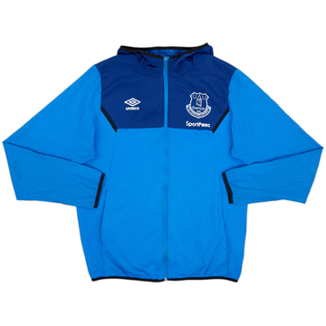 2017-18 Everton Umbro Hooded Track Jacket - 8/10 - (L)