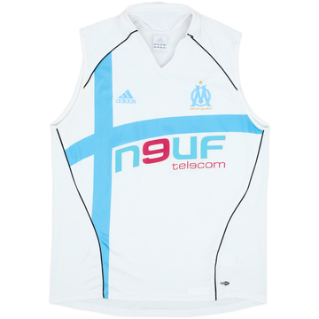 2005-06 Olympique Marseille adidas Training Vest - 8/10 - (L)