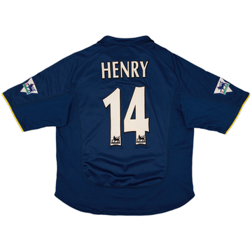 2000-02 Arsenal European Shirt Henry #14 - 8/10 - (L)