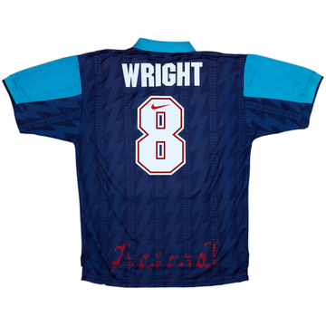 1994-95 Arsenal Away Shirt Wright #8 - 7/10 - (XL)