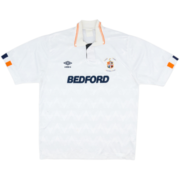 1989-90 Luton Town Home Shirt - 8/10 - (L)