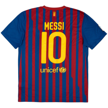 2011-12 Barcelona Home Shirt Messi #10 - 6/10 - (L)