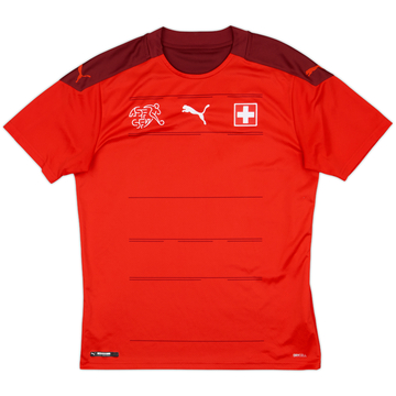 2020-21 Switzerland Home Shirt - 8/10 - (M)